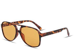 Freckles Mark + Vintage Retro '70s Sunglasses
