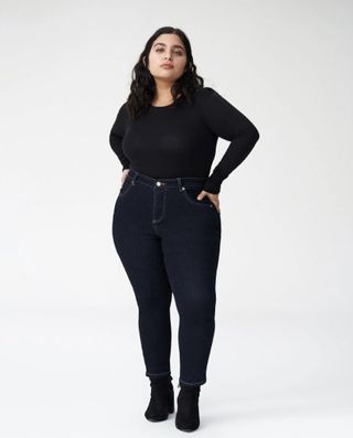 Universal Standard + Seine High Rise Skinny Jeans Petite
