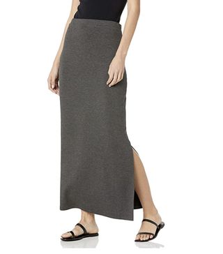 Daily Ritual + Relaxed Fit Supersoft Column Skirt