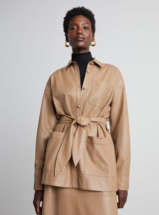Who What Wear Collection + Tanya Tie-Waist Jacket