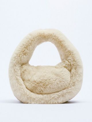 Zara + Faux-Fur Handbag