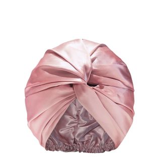 Slip + Pure Silk Turban - Pink