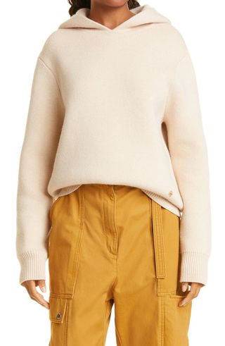 Tory Burch + Wool & Cashmere Hooded Sweater