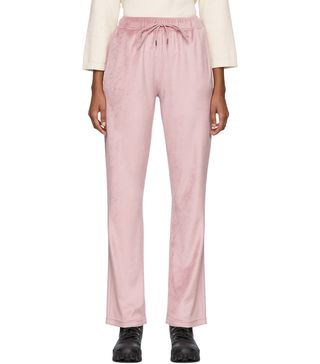 Moncler + Pink Velvet Lounge Pants