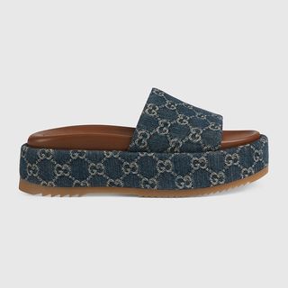 Gucci + Platform Slide Sandals