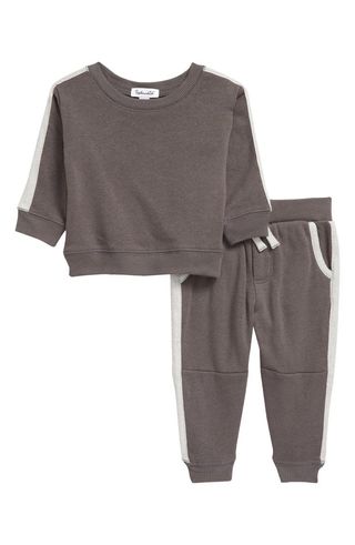 Splendid + Gray Tone Sweatshirt & Sweatpants
