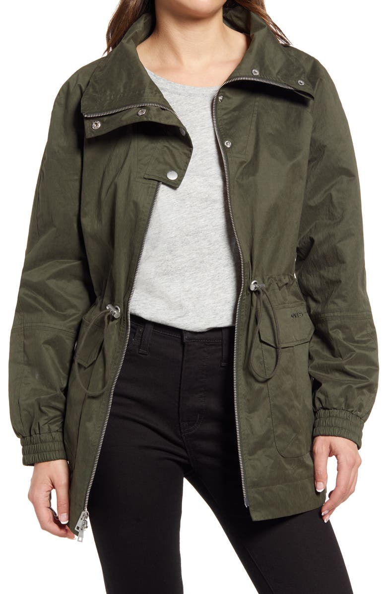 Levi's + Cinch Waist Anorak Rain Jacket