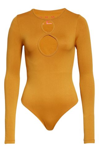 Simon Miller + Asio Long Sleeve Cutout Bodysuit