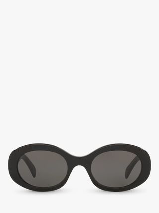 Celine + CL000312 Unisex Oval Sunglasses