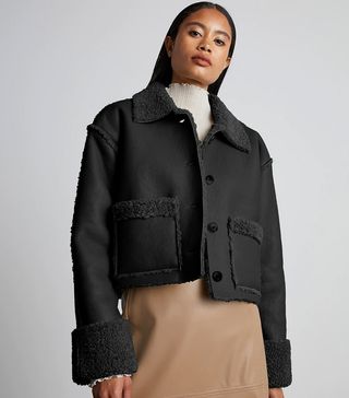 Who What Wear Collection + Billy Faux-Shearling Jacket