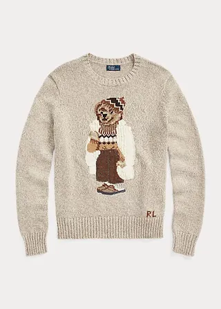 Ralph Lauren + Polo Bear Cotton-Blend Sweater