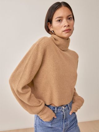 Reformation + Luisa Cropped Cashmere Sweater