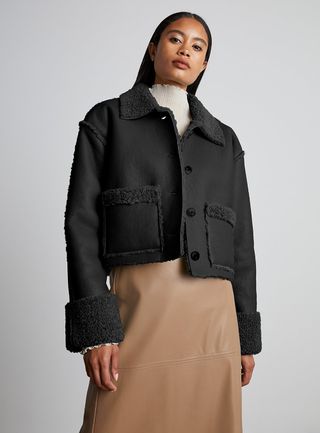 Who What Wear Collection + Billy Faux-Shearling Jacket