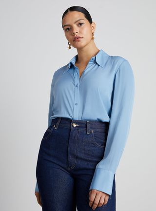 Who What Wear Collection + Sade Button-Down Collared Shirt