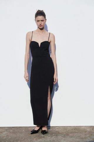 Zara + Midi Corset Dress