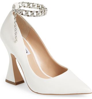 Steve Madden + Zippy Ankle Strap Pointed Toe Pump