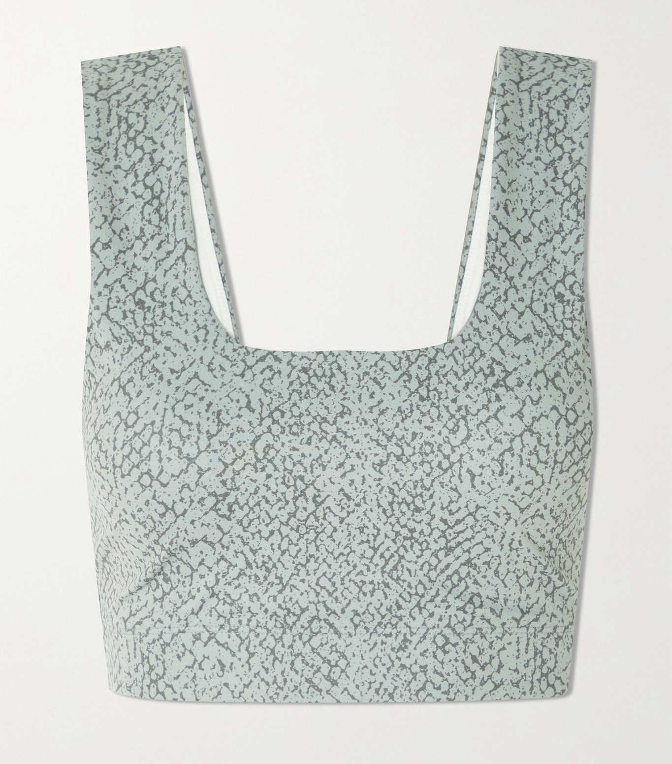 Varley + Delta Snake-Print Stretch Sports Bra