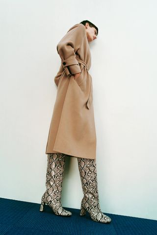 Zara + High Heeled Boots
