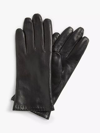 John Lewis + Cashmere Lined Women's Leather Gloves