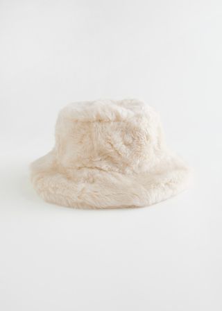 & Other Stories + Faux Fur Bucket Hat