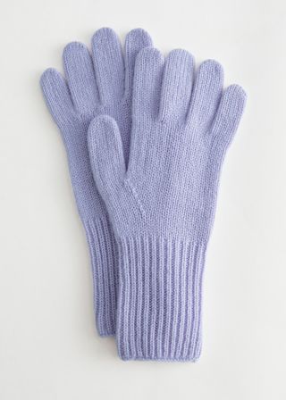 & Other Stories + Knitted Cashmere Gloves