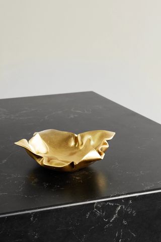 Completedworks + Fold Gold-Tone Dish