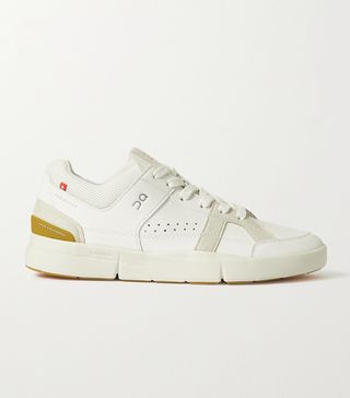 On + The Roger Clubhouse Faux Leather, Suede and Mesh Sneakers