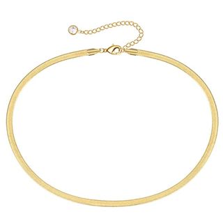 Turandoss + Dainty Gold Choker Necklace
