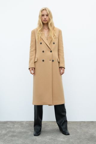 Zara + Oversized Wool Coat