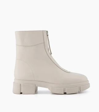 Dune + Path Monster Sole Zip Detail Ankle Boots