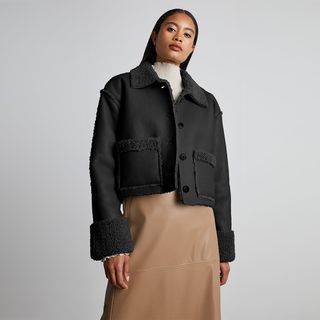 Who What Wear Collection + Billy Faux-Shearling Jacket