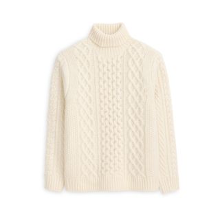 Alex Mill + Fisherman Cable Turtleneck Sweater