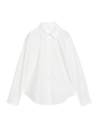 Arket + Straight Cut Poplin Shirt