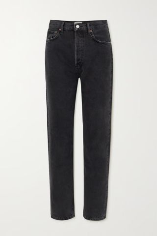 Agolde + 90s Organic High-Rise Straight-Leg Jeans