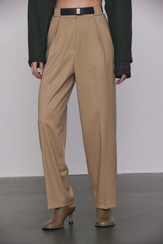 Source Unknown + Lock Belted Wide Tapered Trousers