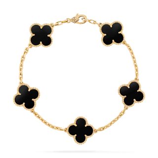 Van Cleef 
Arpels + Vintage Alhambra Bracelet, 5 Motifs