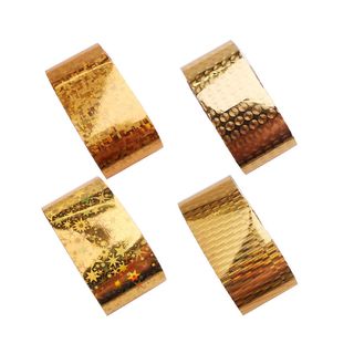 Wokoto + Gold Foil Nail Art Transfer Stickers