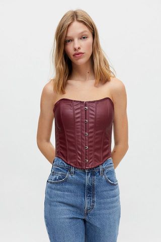 Out From Under + Luna Faux Leather Corset