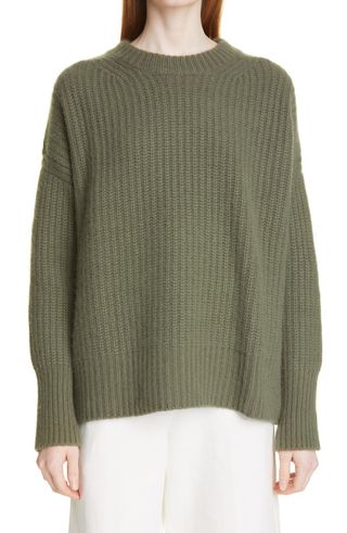 La Ligne + Shaker Stitch Cashmere Sweater