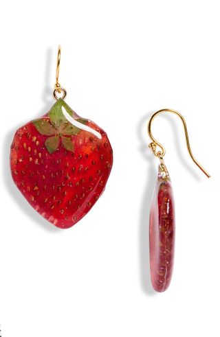Dauphinette + Strawberry Drop Earrings