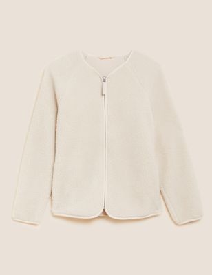 M&S Collection + Borg Lightweight Jacket