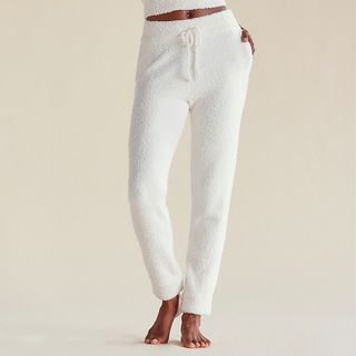 Express + Super High Waisted Cozy Teddy Jogger Pant