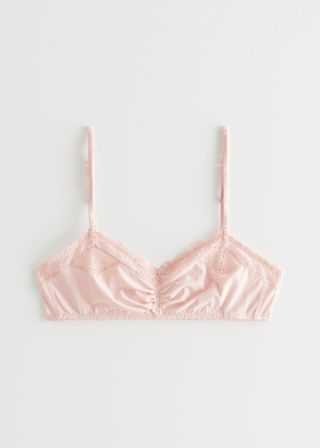 & Other Stories + Lace Trim Soft Bra