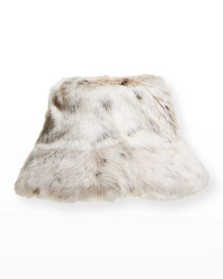 Pia Rossini + Bianca Leopard-Print Faux-Fur Bucket Hat