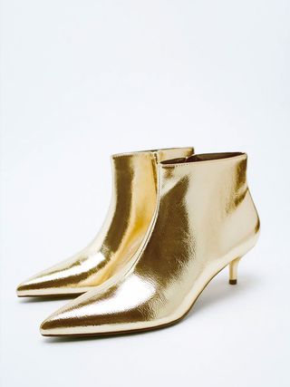 Zara + Heeled Ankle Boots