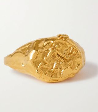 Alighieri + Aquarius Gold-Plated Ring