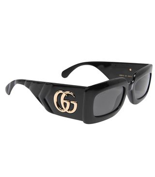 Gucci + Rectagular Frame Sunglasses