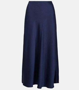 Karen Millen + Satin Slip Woven Skirt