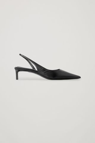 COS + Leather Slingback Pumps