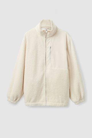 COS + Fleece Zip-Up Sweatshirt